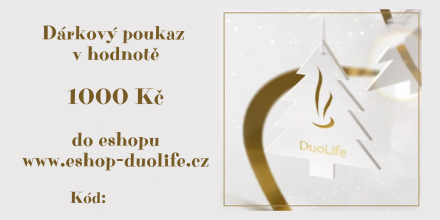 Dárkový poukaz v hodnotě 1000 Kč